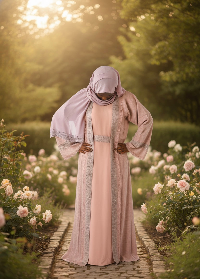 Khadija — Embellished Elegance Abaya