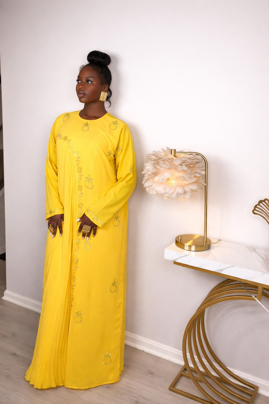 Marianne Abaya — Elegant Pleated Glow